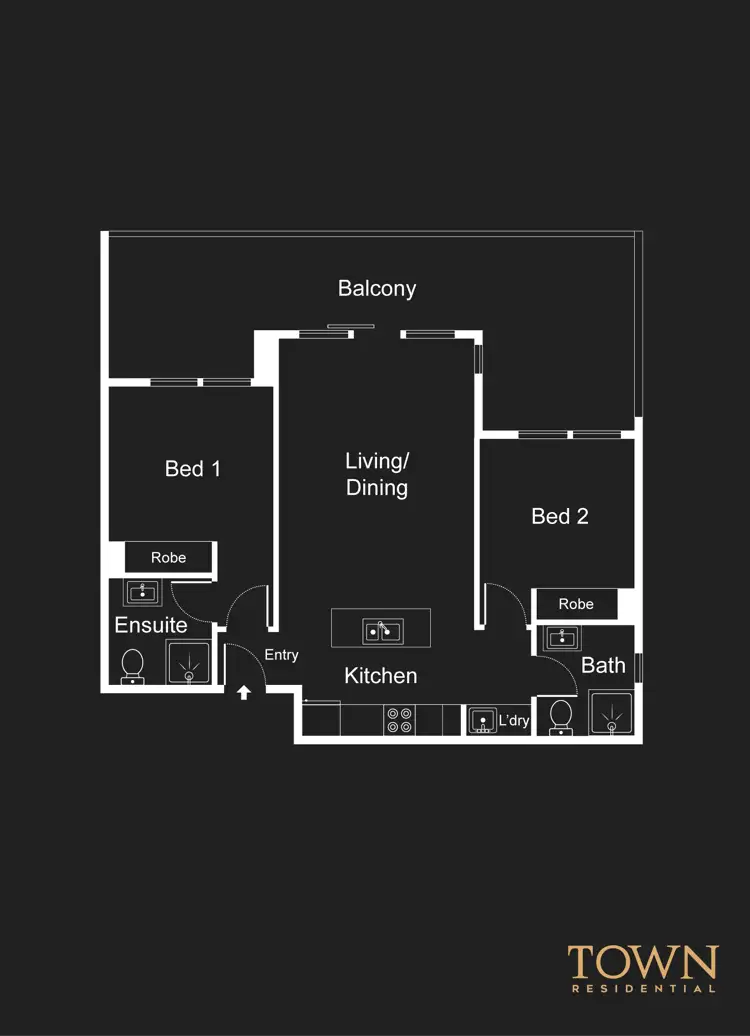 Floorplan of Homely apartment listing, 202/59 Dooring Street, Dickson ACT 2602