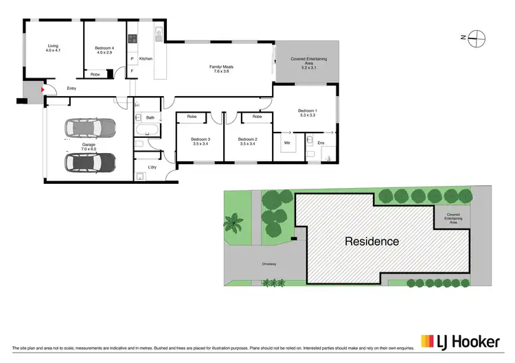 Floorplan of Homely house listing, 3 James Mcauley Crescent, Wright ACT 2611