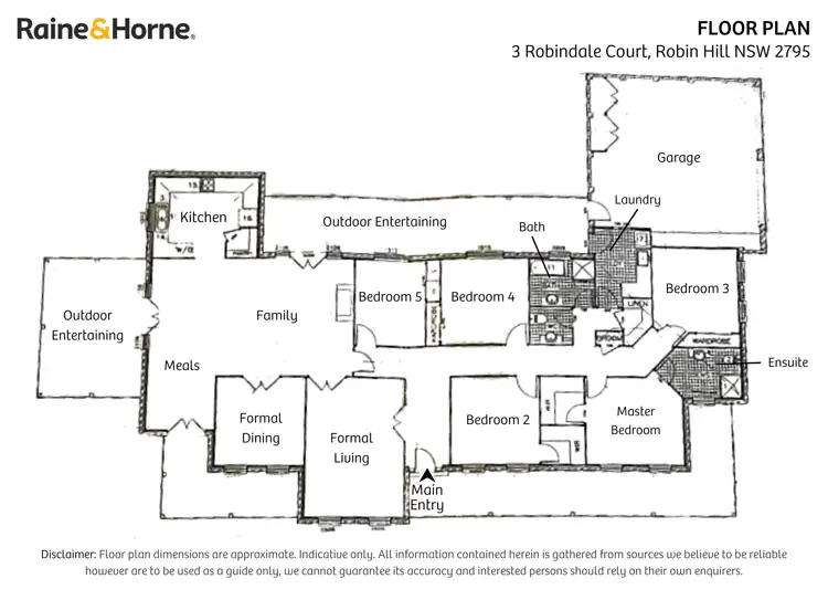 Floorplan of Homely house listing, 3 Robindale Court, Robin Hill NSW 2795