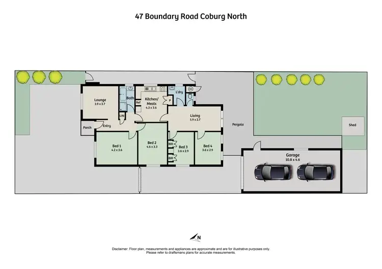 Floorplan of Homely house listing, 47 Boundary Road, Coburg North VIC 3058
