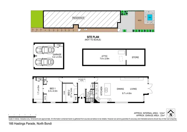 Floorplan of Homely house listing, 166 Hastings Parade, North Bondi NSW 2026