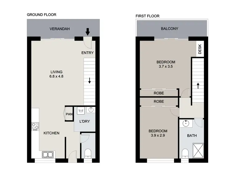 Floorplan of Homely apartment listing, 12/5 Flinders Parade, Gladstone Central QLD 4680