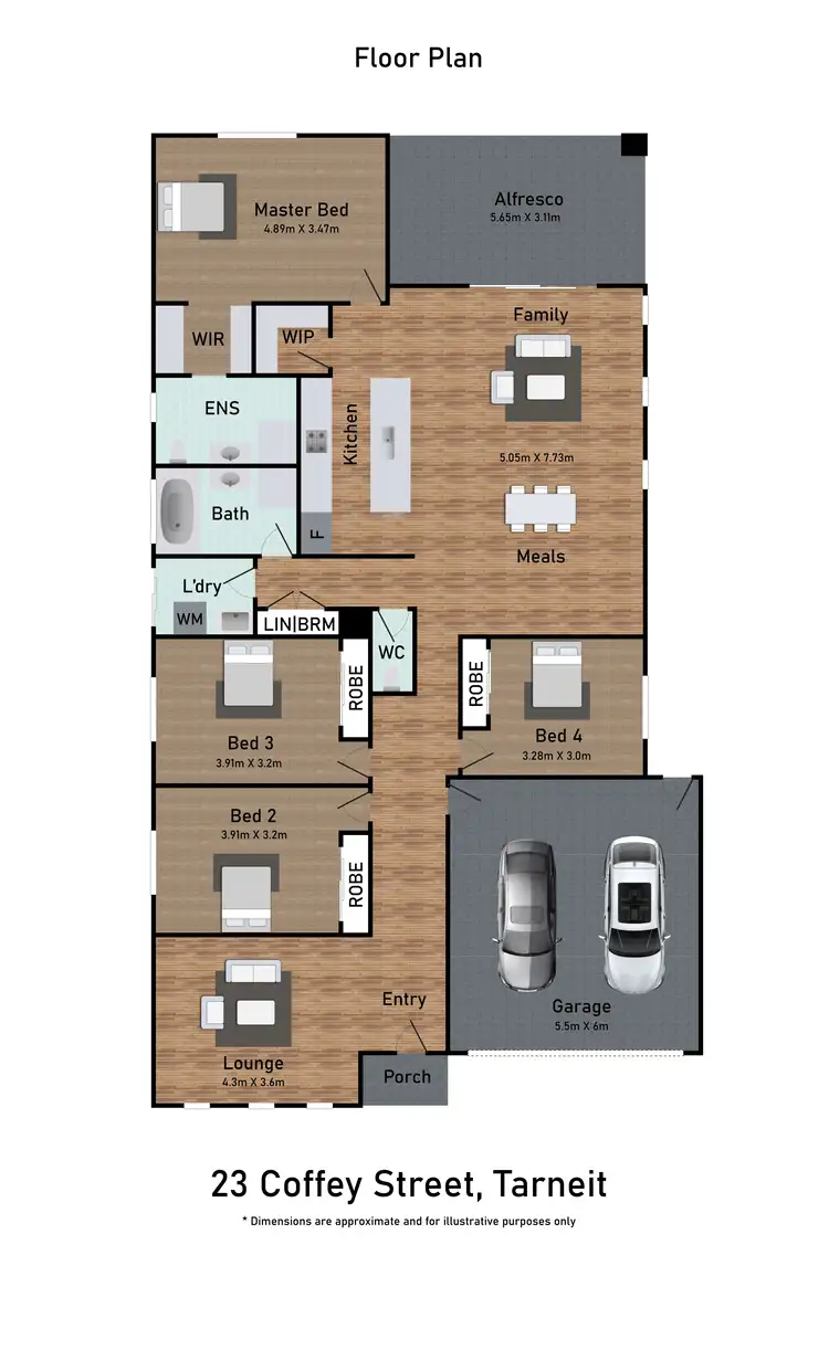 Floorplan of Homely house listing, 23 Coffey Street, Tarneit VIC 3029