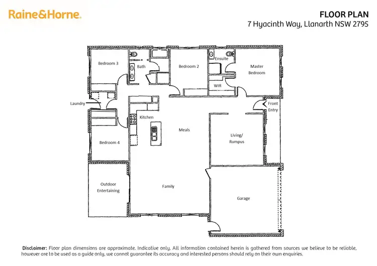 Floorplan of Homely house listing, 7 Hyacinth Way, Llanarth NSW 2795
