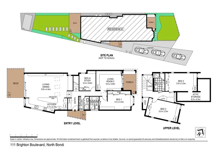 Floorplan of Homely house listing, 111 Brighton Boulevard, North Bondi NSW 2026