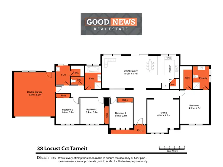 Floorplan of Homely house listing, 38 Locust Circuit, Tarneit VIC 3029