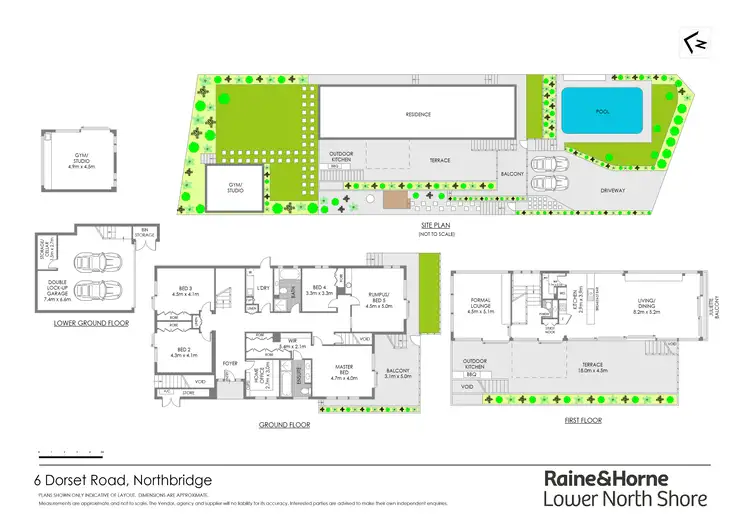 Floorplan of Homely house listing, 6 Dorset Road, Northbridge NSW 2063