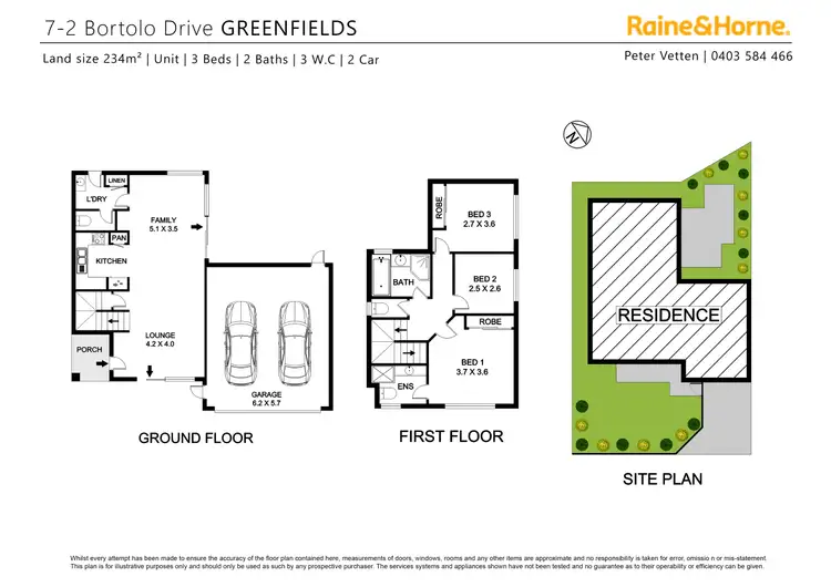 Floorplan of Homely apartment listing, 7/2 Bortolo Drive, Greenfields WA 6210