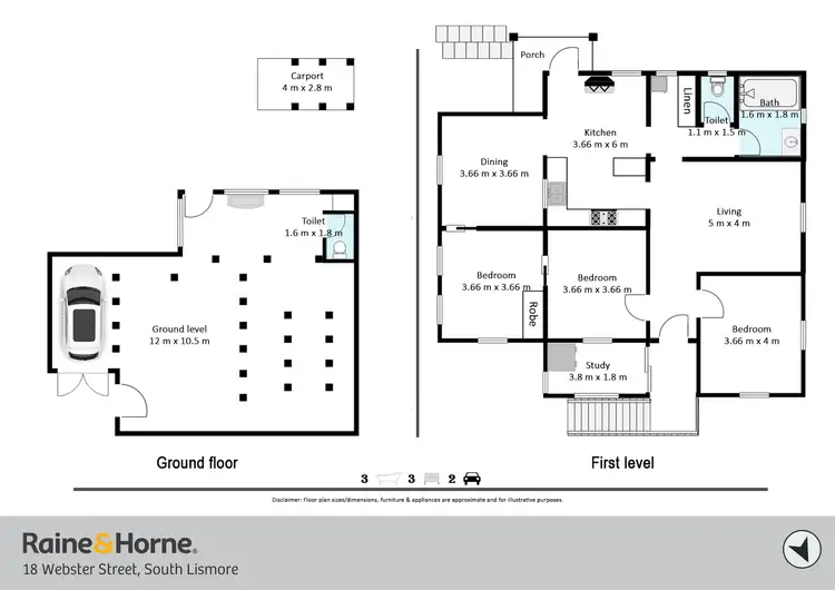 Floorplan of Homely house listing, 18 Webster Street, South Lismore NSW 2480