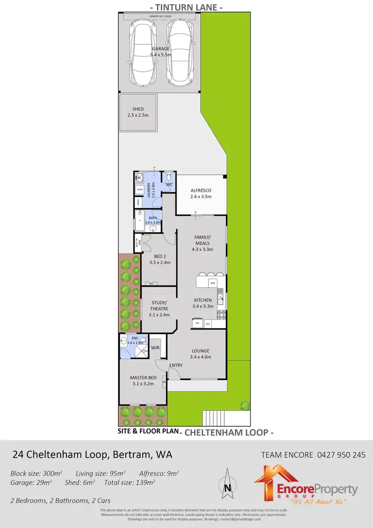 Floorplan of Homely house listing, 24 Cheltenham Loop, Bertram WA 6167