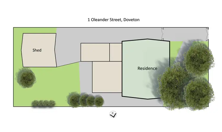 Floorplan of Homely house listing, 1 Oleander Street, Doveton VIC 3177