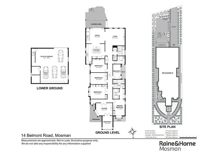 Floorplan of Homely house listing, 14 Belmont Road, Mosman NSW 2088