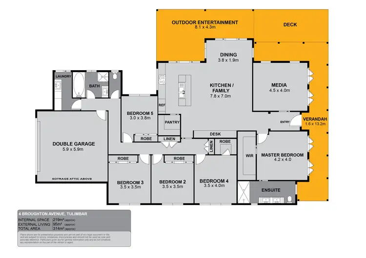 Floorplan of Homely house listing, 4 Broughton Avenue, Tullimbar NSW 2527