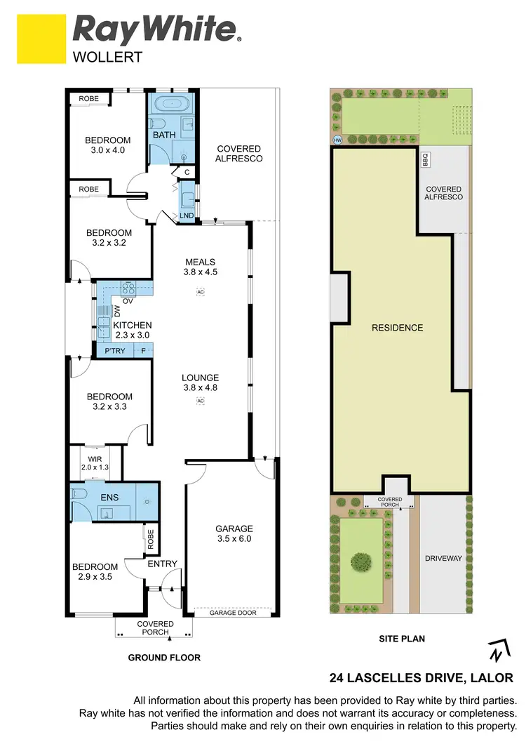 Floorplan of Homely house listing, 24 Lascelles Drive, Lalor VIC 3075