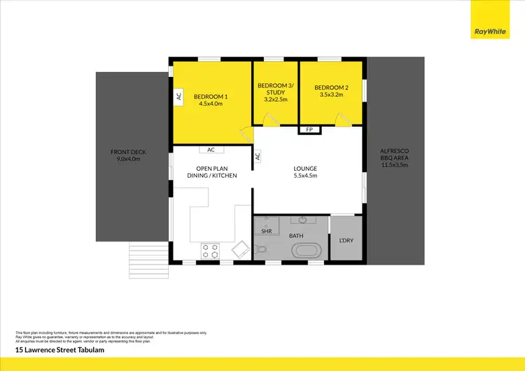 Floorplan of Homely house listing, 15 Lawrence Street, Tabulam NSW 2469