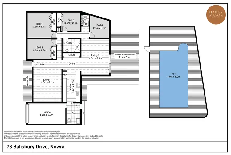 Floorplan of Homely house listing, 73 Salisbury Drive, Nowra NSW 2541