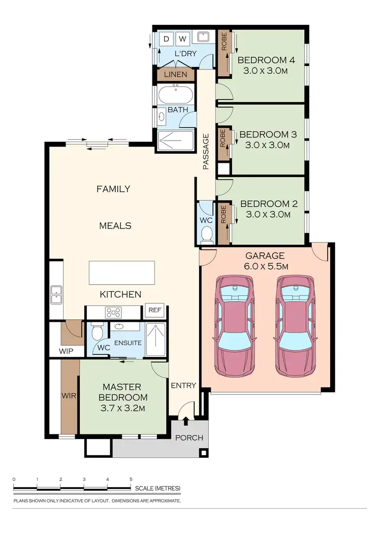 Floorplan of Homely house listing, 63 Paradoxa Dr, Tarneit VIC 3029