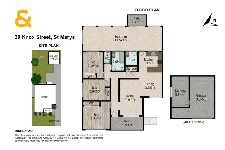 Floorplan of Homely house listing, 20 Knox Street, St Marys NSW 2760