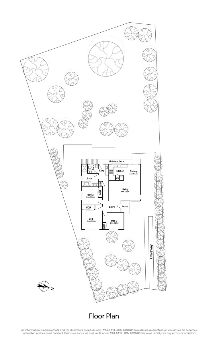 Floorplan of Homely house listing, 18 Ellt Crescent, Noble Park VIC 3174