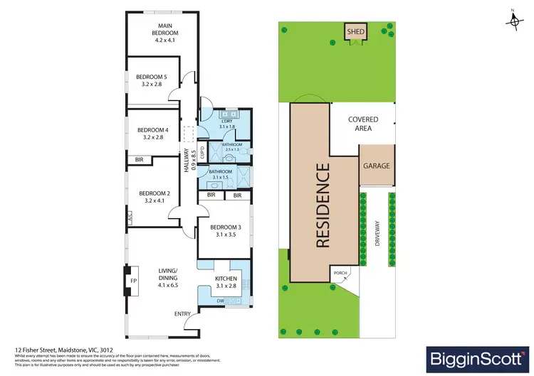 Floorplan of Homely house listing, 12 Fisher Street, Maidstone VIC 3012