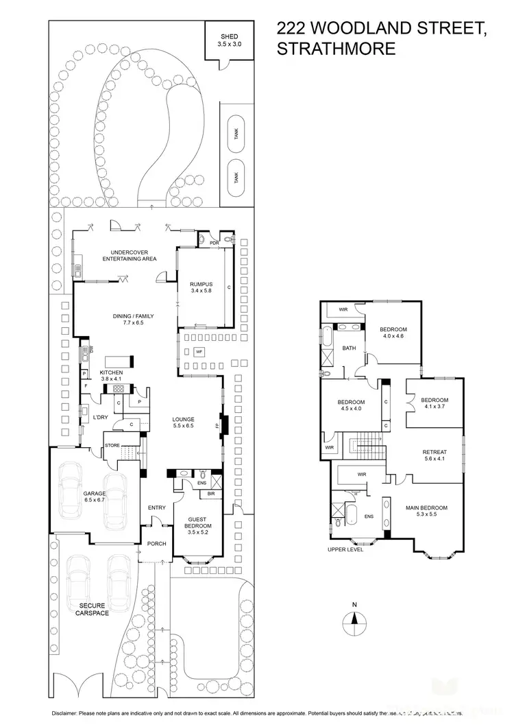 Floorplan of Homely house listing, 222 Woodland Street, Strathmore VIC 3041