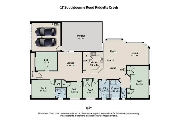 Floorplan of Homely house listing, 17 Southbourne Road, Riddells Creek VIC 3431