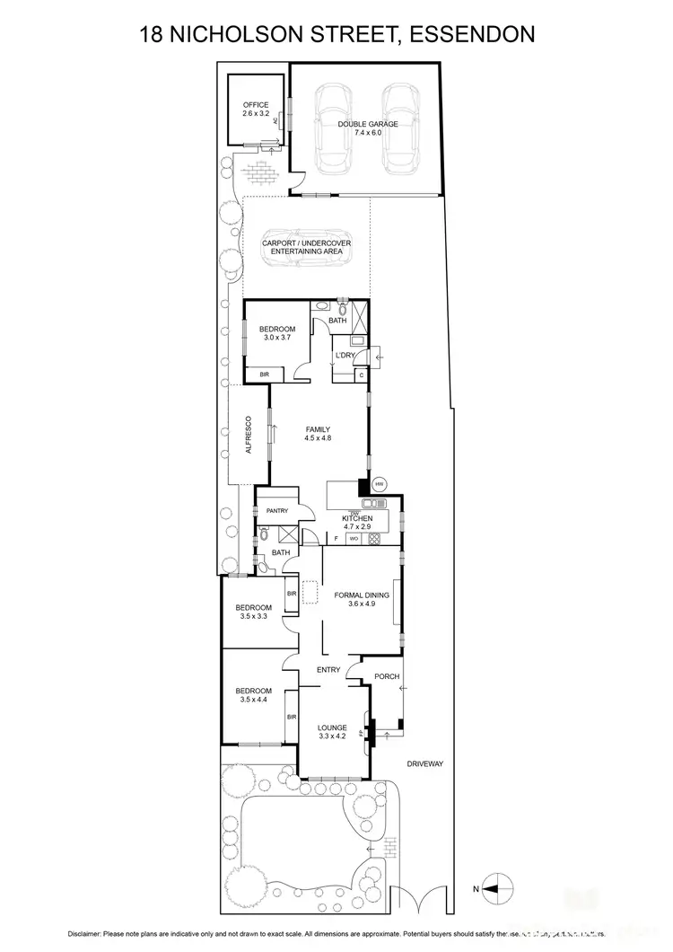 Floorplan of Homely house listing, 18 Nicholson Street, Essendon VIC 3040
