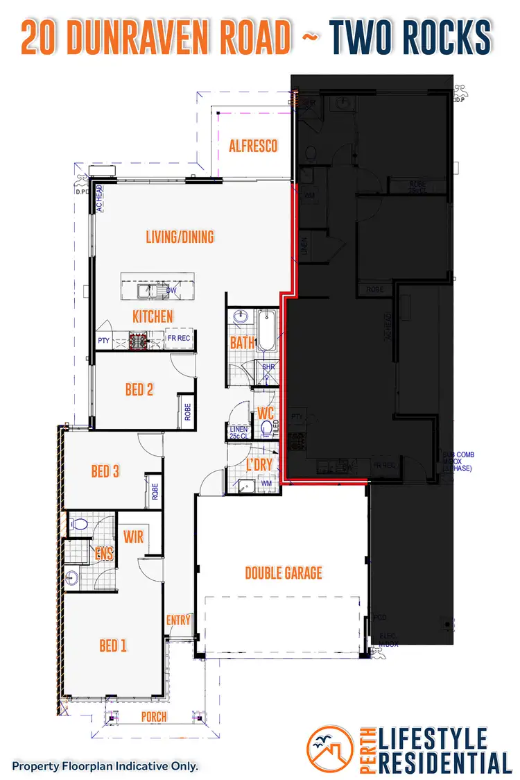 Floorplan of Homely house listing, 20 Dunraven Road, Two Rocks WA 6037