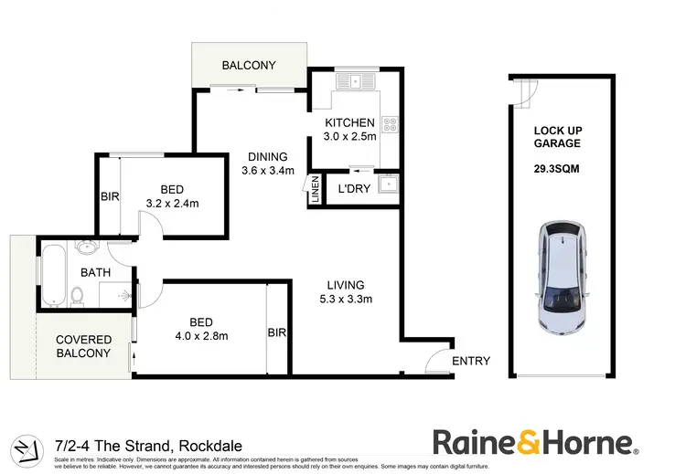 Floorplan of Homely unit listing, 7/2-4 The Strand, Rockdale NSW 2216