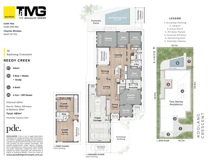 Floorplan of Homely house listing, 10 Koolang Crescent, Reedy Creek QLD 4227