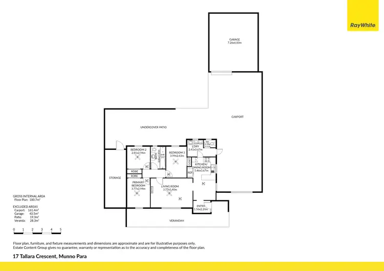 Floorplan of Homely house listing, 17 Tallara Crescent, Munno Para SA 5115