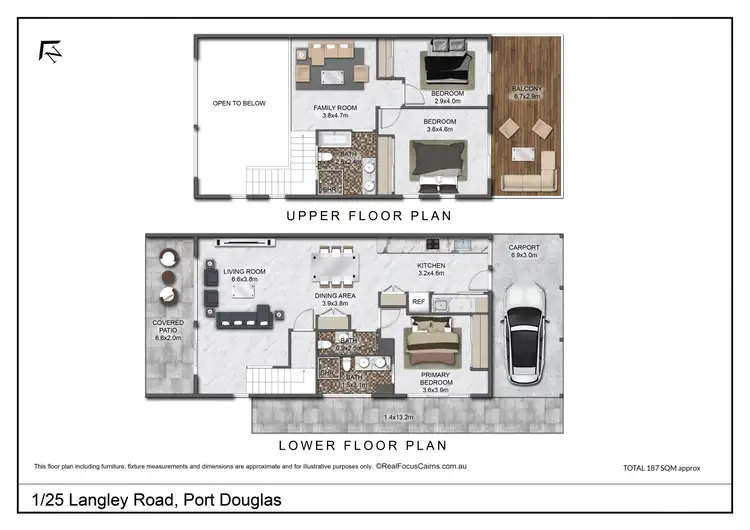 Floorplan of Homely townhouse listing, 1/25 Langley Road, Port Douglas QLD 4877