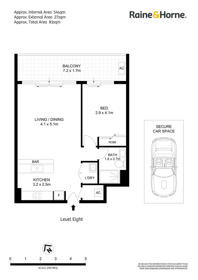Floorplan of Homely apartment listing, 3803/11-15 Charles Street, Canterbury NSW 2193