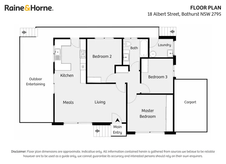 Floorplan of Homely house listing, 18 Albert Street, Bathurst NSW 2795