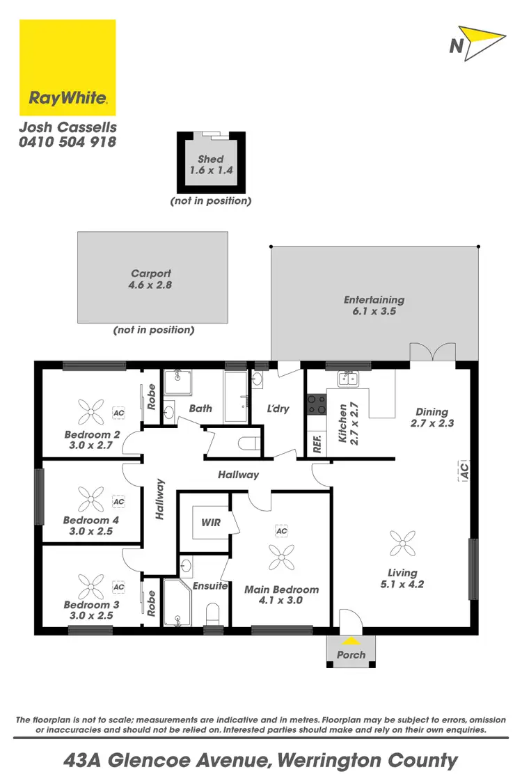 Floorplan of Homely house listing, 43A Glencoe Avenue, Werrington County NSW 2747
