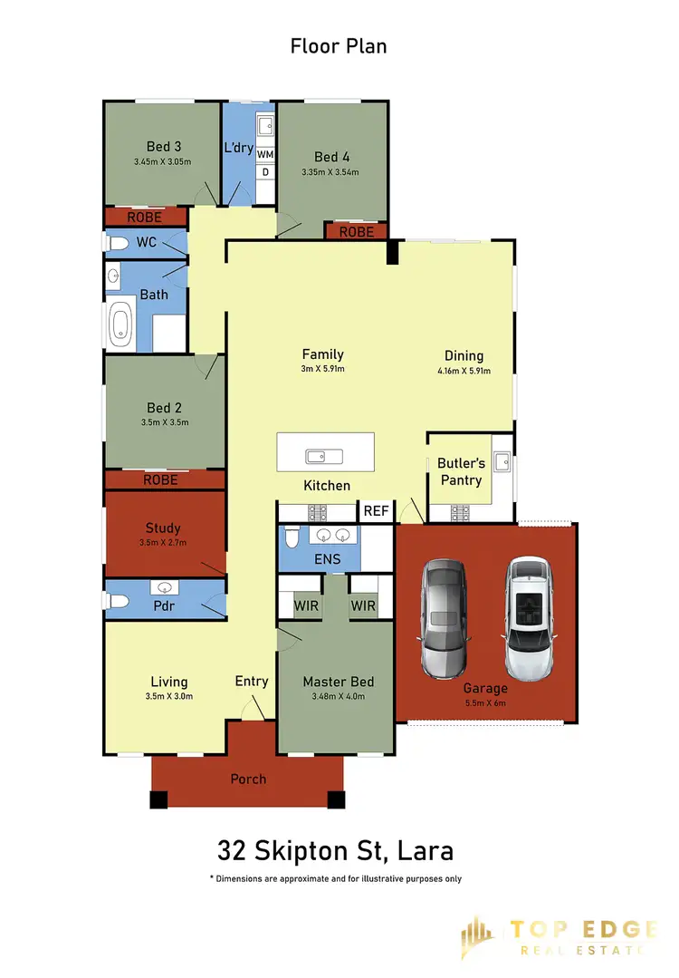 Floorplan of Homely house listing, 32 Skipton Street, Lara VIC 3212