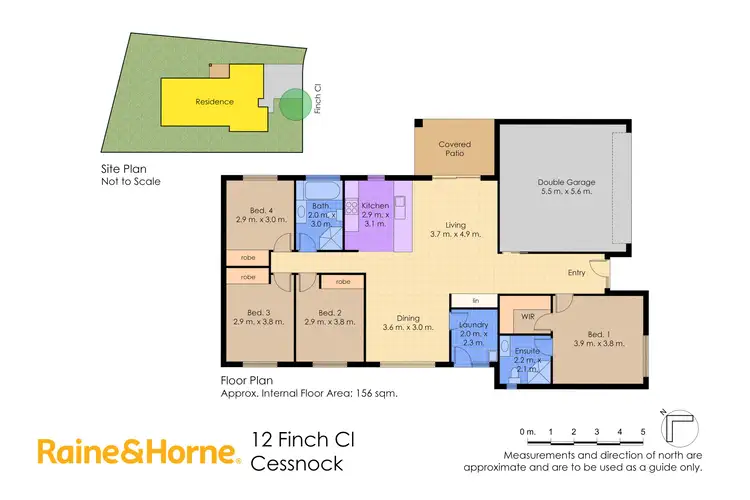 Floorplan of Homely house listing, 12 Finch Close, Cessnock NSW 2325