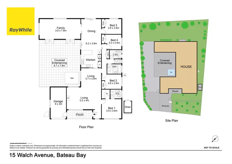 Floorplan of Homely house listing, 15 Walch Avenue, Bateau Bay NSW 2261