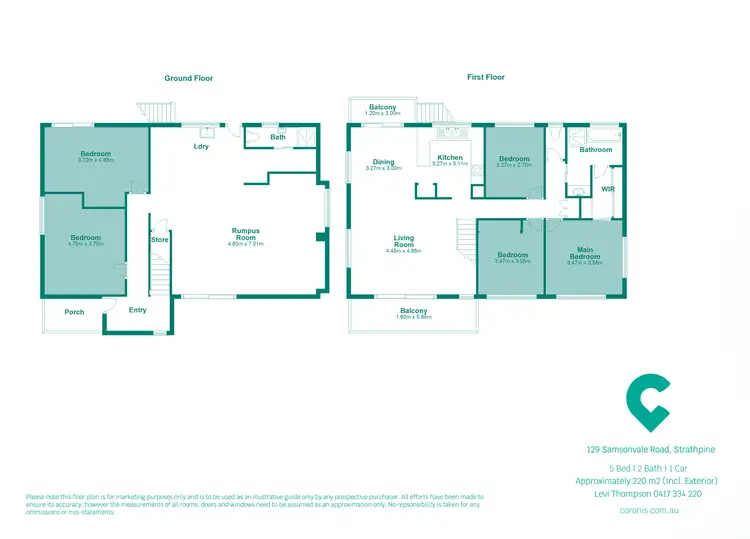 Floorplan of Homely house listing, 129 Samsonvale Road, Strathpine QLD 4500