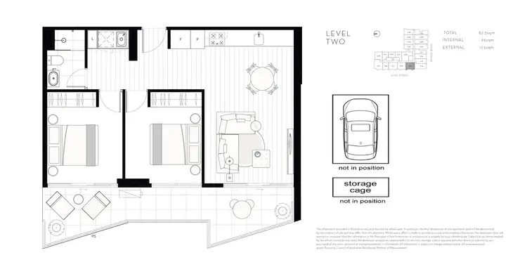 Floorplan of Homely apartment listing, 215/33 Judd Street, Richmond VIC 3121