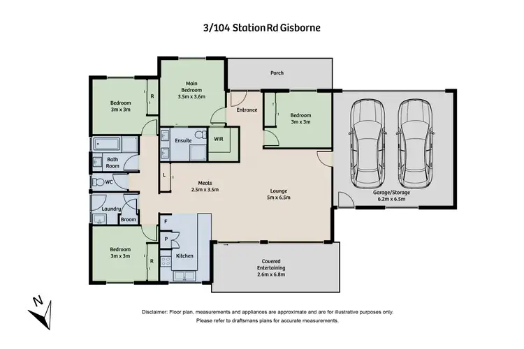 Floorplan of Homely unit listing, 3/104 Station Road, Gisborne VIC 3437