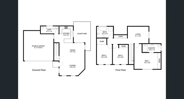 Floorplan of Homely townhouse listing, 2/142 Central Ave, Oak Flats NSW 2529