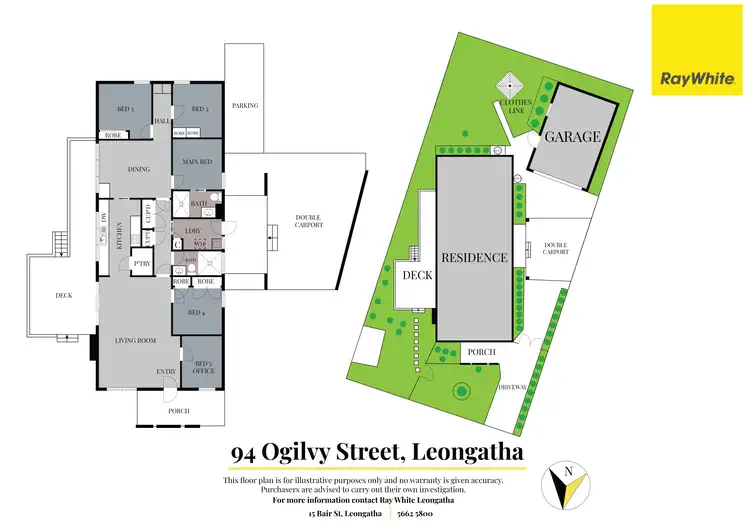 Floorplan of Homely house listing, 94 Ogilvy Street, Leongatha VIC 3953