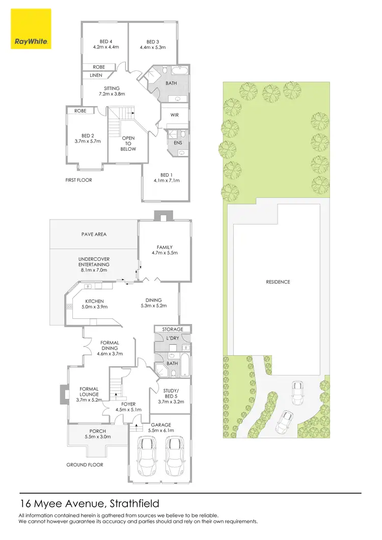 Floorplan of Homely house listing, 16 Myee Avenue, Strathfield NSW 2135