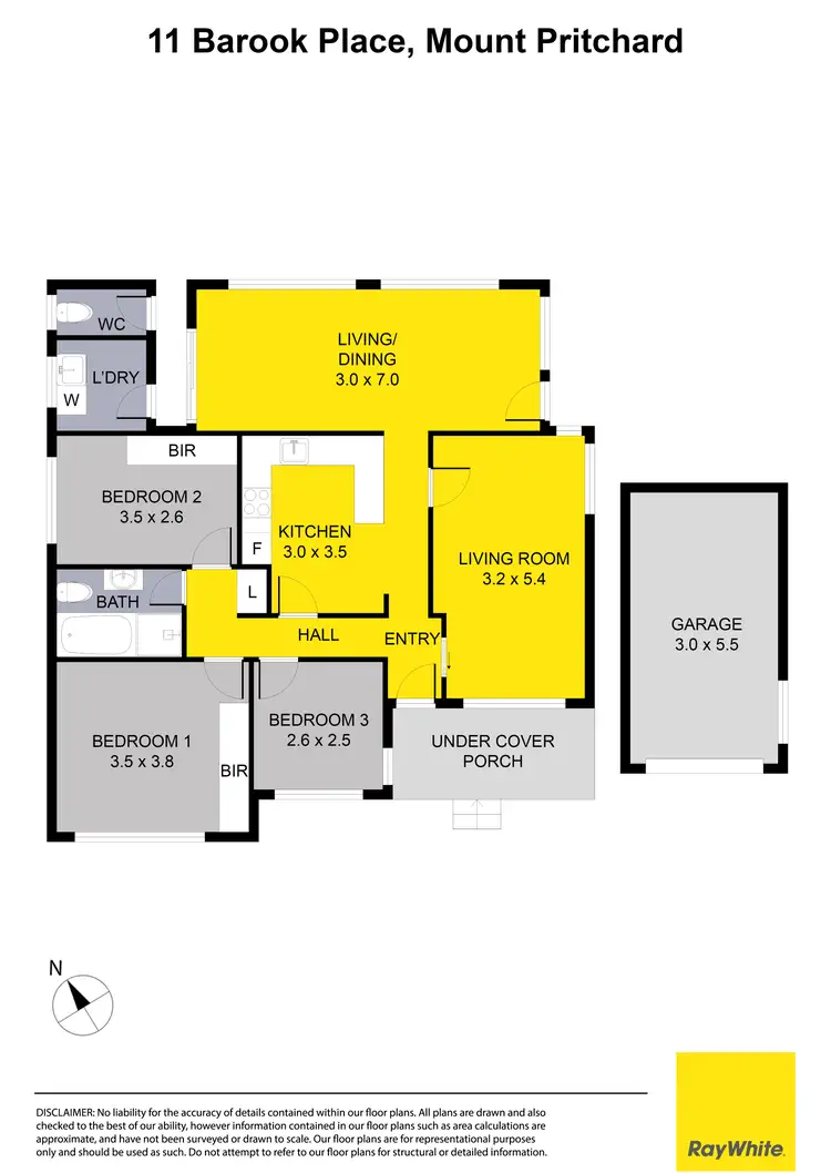 Floorplan of Homely house listing, 11 Barook Place, Mount Pritchard NSW 2170