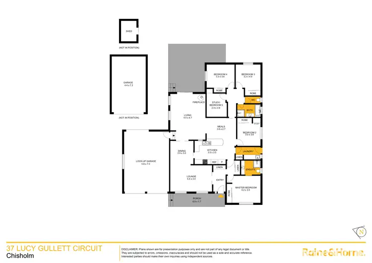 Floorplan of Homely house listing, 37 Lucy Gullett Circuit, Chisholm ACT 2905