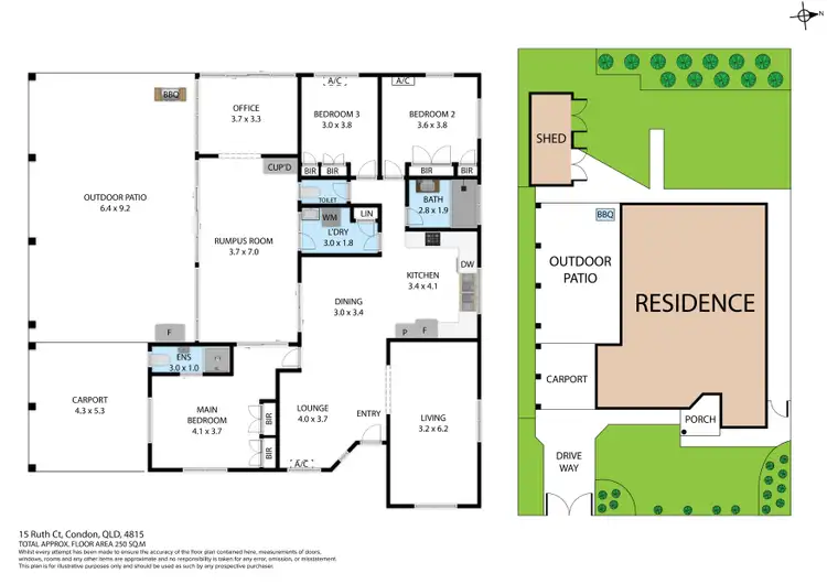 Floorplan of Homely house listing, 15 Ruth Court, Condon QLD 4815