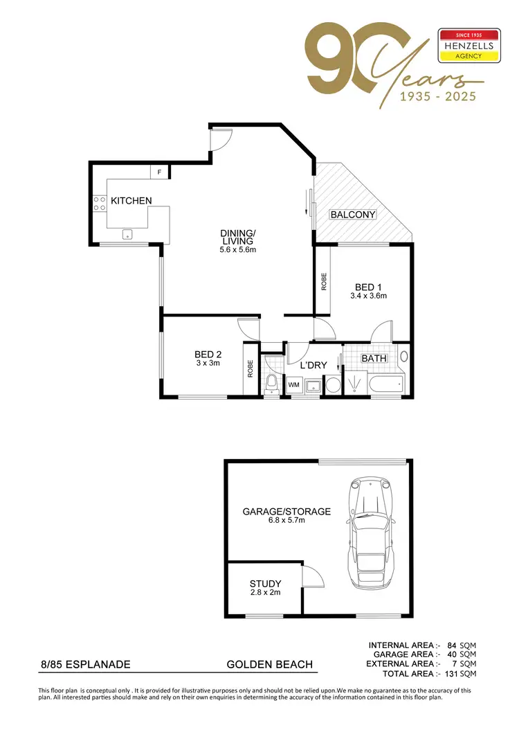Floorplan of Homely unit listing, 8/85 Esplanade, Golden Beach QLD 4551
