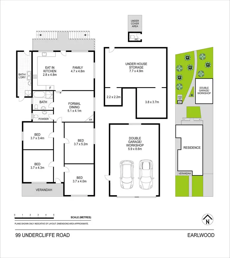 Floorplan of Homely house listing, 99 Undercliffe Road, Earlwood NSW 2206