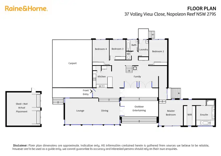 Floorplan of Homely house listing, 37 Valley View Close, Napoleon Reef NSW 2795